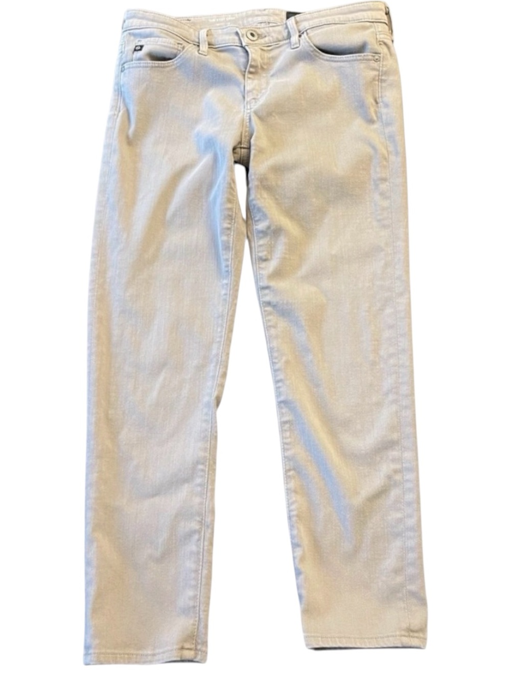 AG Adriano Goldschmied The Stilt Crop Cigarette Mid-Rise Skinny Jeans (27x25)
